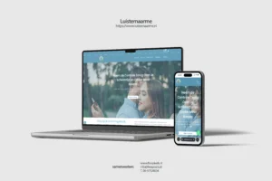 Luister naar me heeft een website laten maken door FinePixels